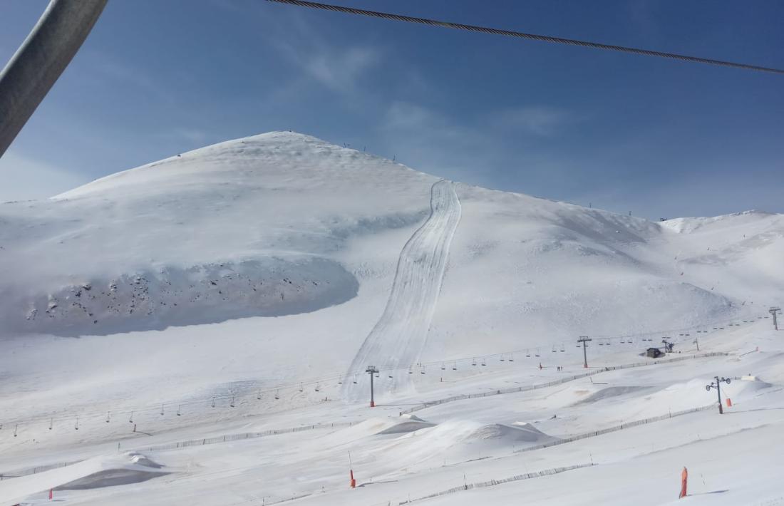 Vista de la pista la capa en una imatge d'ahir dimecres.