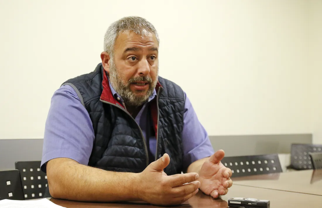 El president del Sindicat de Personal Adscrit a l’Administració General, Lluís Anguita.