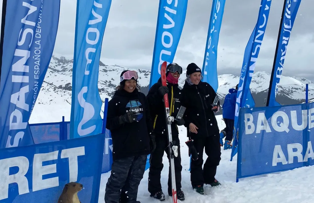 Diane Maharavo, segona a Baqueira.