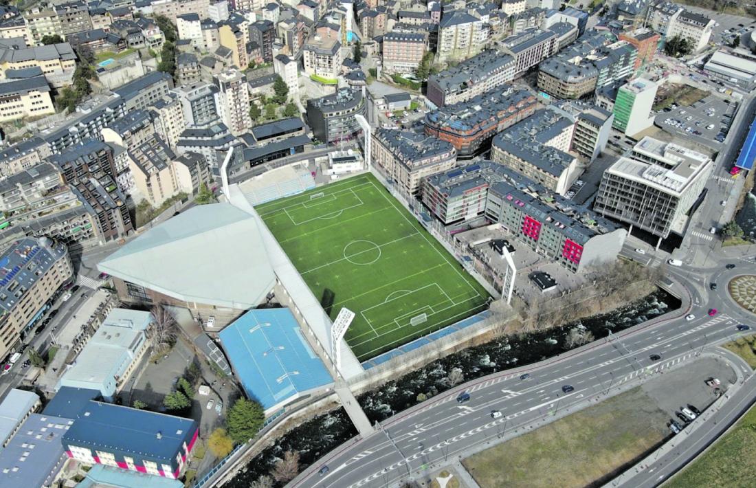 L'estadi actual.