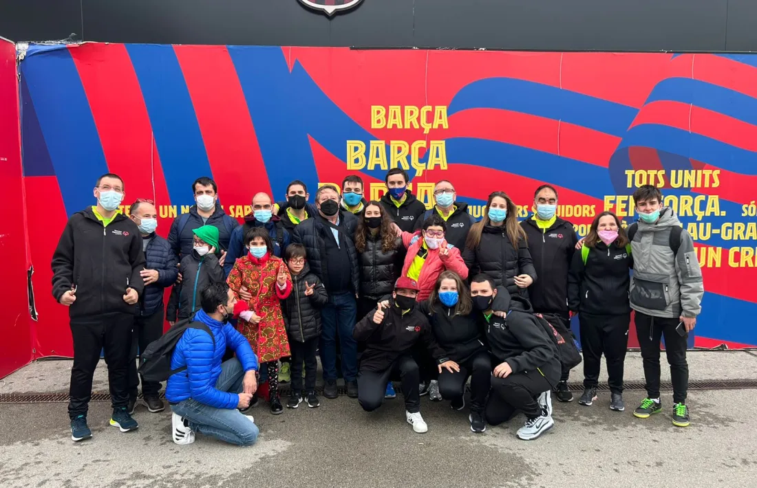 Els Special Olympics Andorra, al Camp Nou.