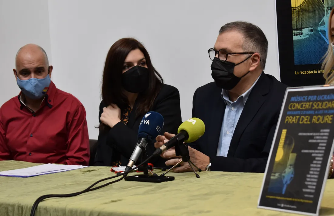 Un moment de la presentació de la iniciativa, aquest matí.