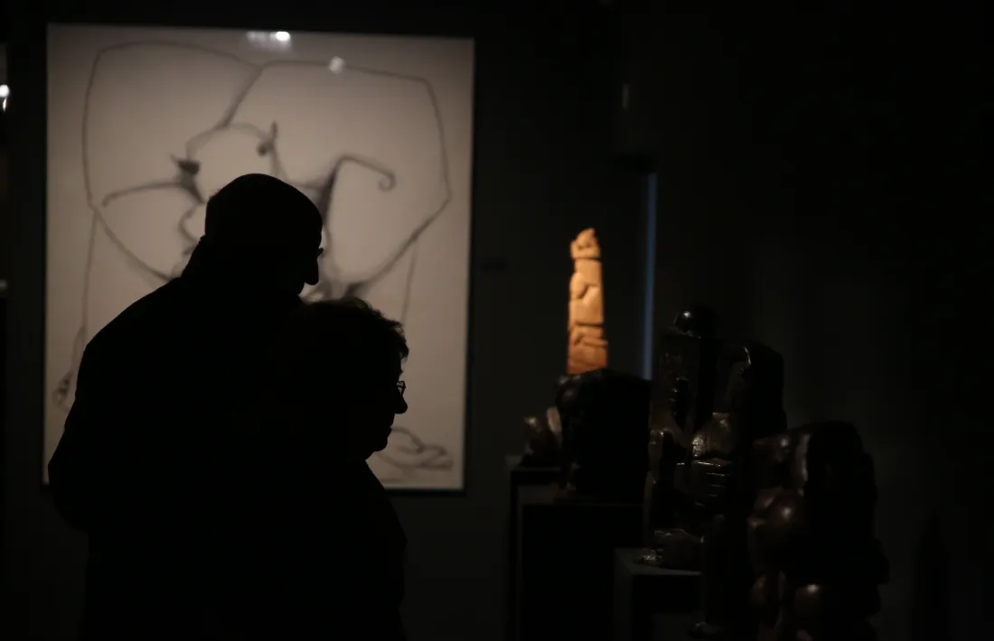 L’exposició, comissariada per Carme Soler, ha reunit una setantena d’obres de Judit Gaset.