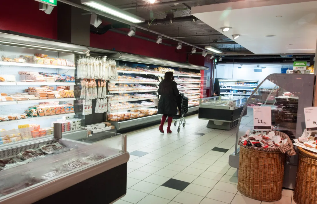 Imatge d'arxiu del supermercat de Pyrénées Andorra.