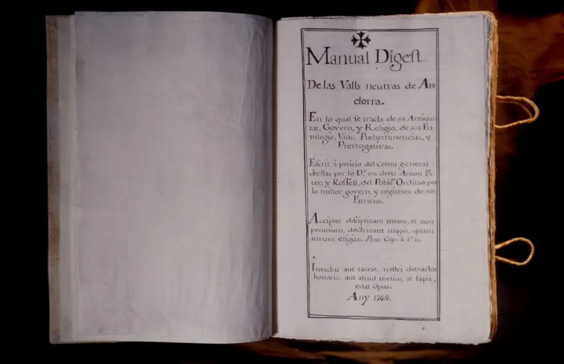 El manuscrit canònic del ‘Manual Digest’ es conservava a l’Arxiu de les Sis Claus. Avui està dipositat a l’Arxiu Nacional. Les màximes són al llibre sisè i últim del volum.