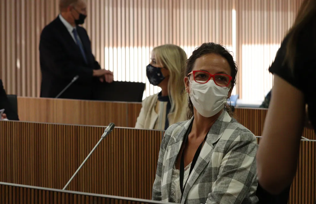 La consellera general del PS i presidenta suplent del grup parlamentari, Judith Salazar.