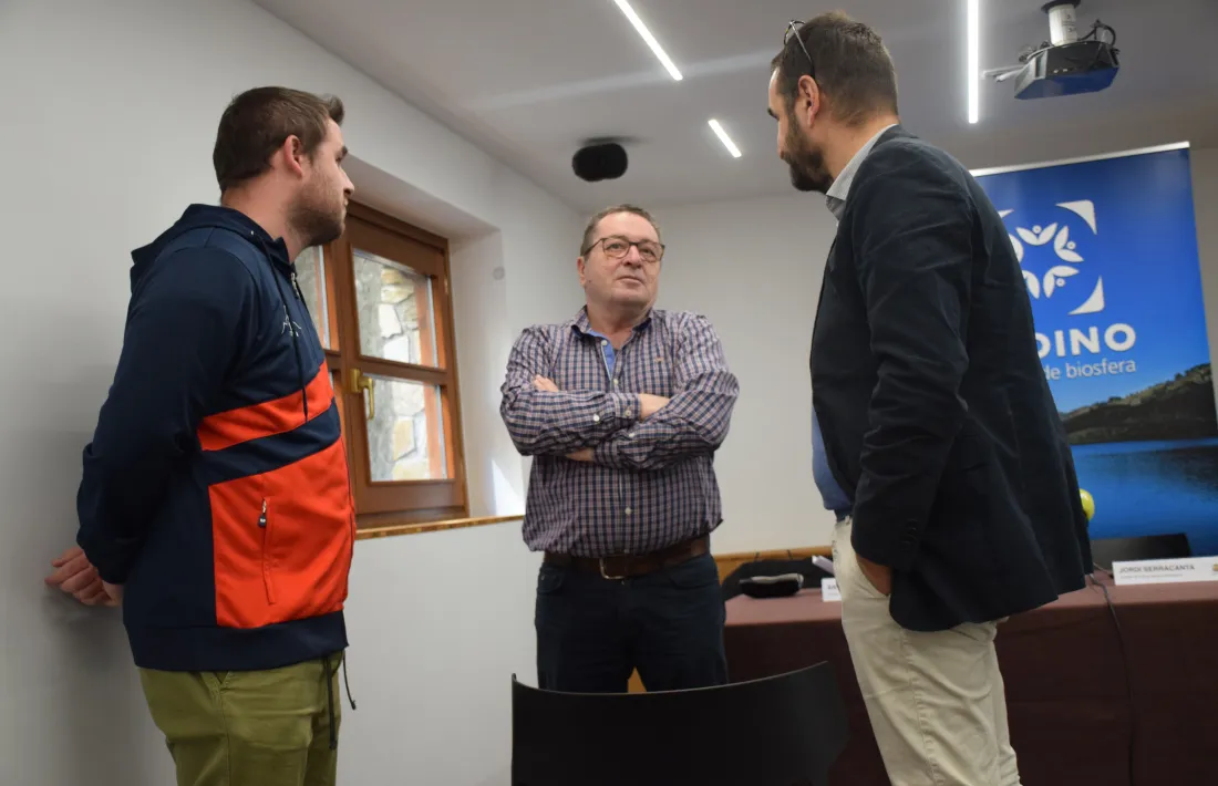 Un instant de la trobada aquest dimarts.