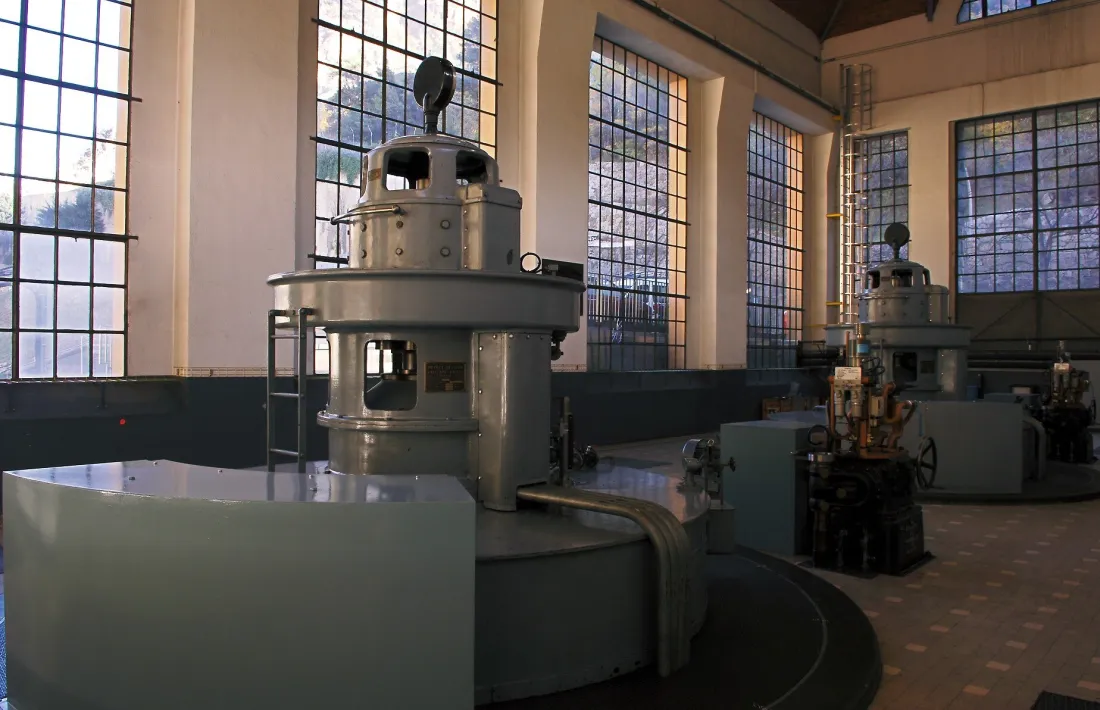 El cor de la central hidroelèctrica.