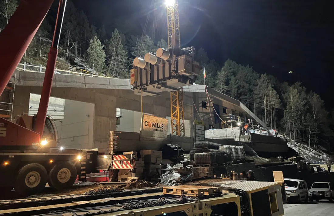 Els transformadors d’última generació per a l’ETR de La Gonarda.