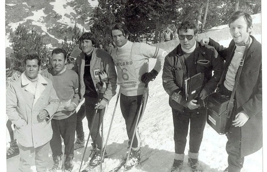 Guanyadors del I Gran Premi d’Andorra, que va tenir lloc el març del 1967 a Soldeu i el Pas de la Casa.