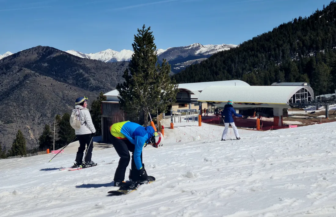 Esquiadors a Port Ainé, al Pallars Sobirà. 