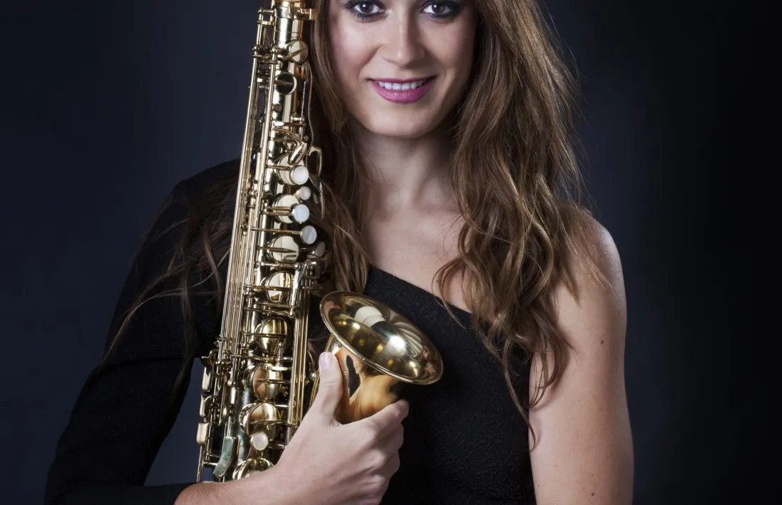 La saxofonista Elisa Urrestarazu.