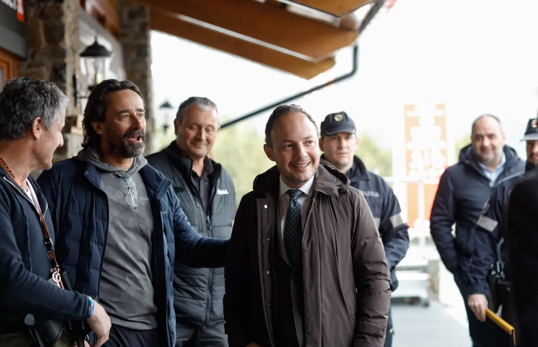 Espot va parlar de la cartera de serveis durant la presentació de la Copa del Món de BTT que es farà a Vallnord.