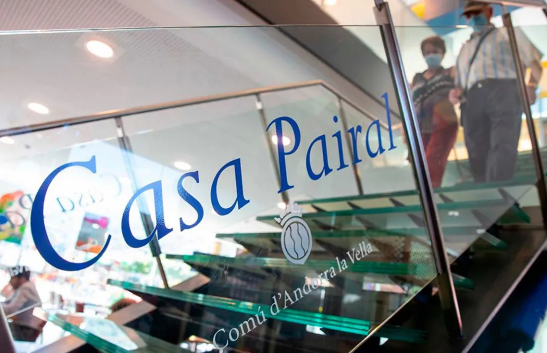 L'accés a la casa pairal d'Andorra la Vella.