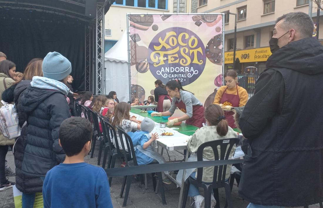 Un dels tallers gratuïts per als infants.