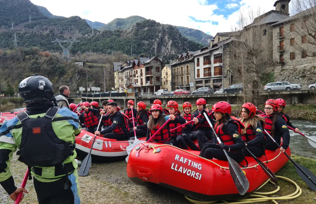 El turisme d’aventura s’afiança a les comarques pirinenques. 