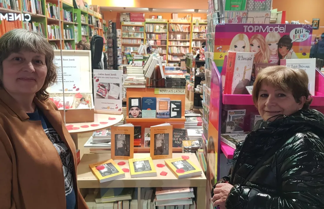 Núria Gras i Josefina Porras, coautores de ‘La senyoreta’, que presenten aquest vespre a l’Era de Casa Rossell.