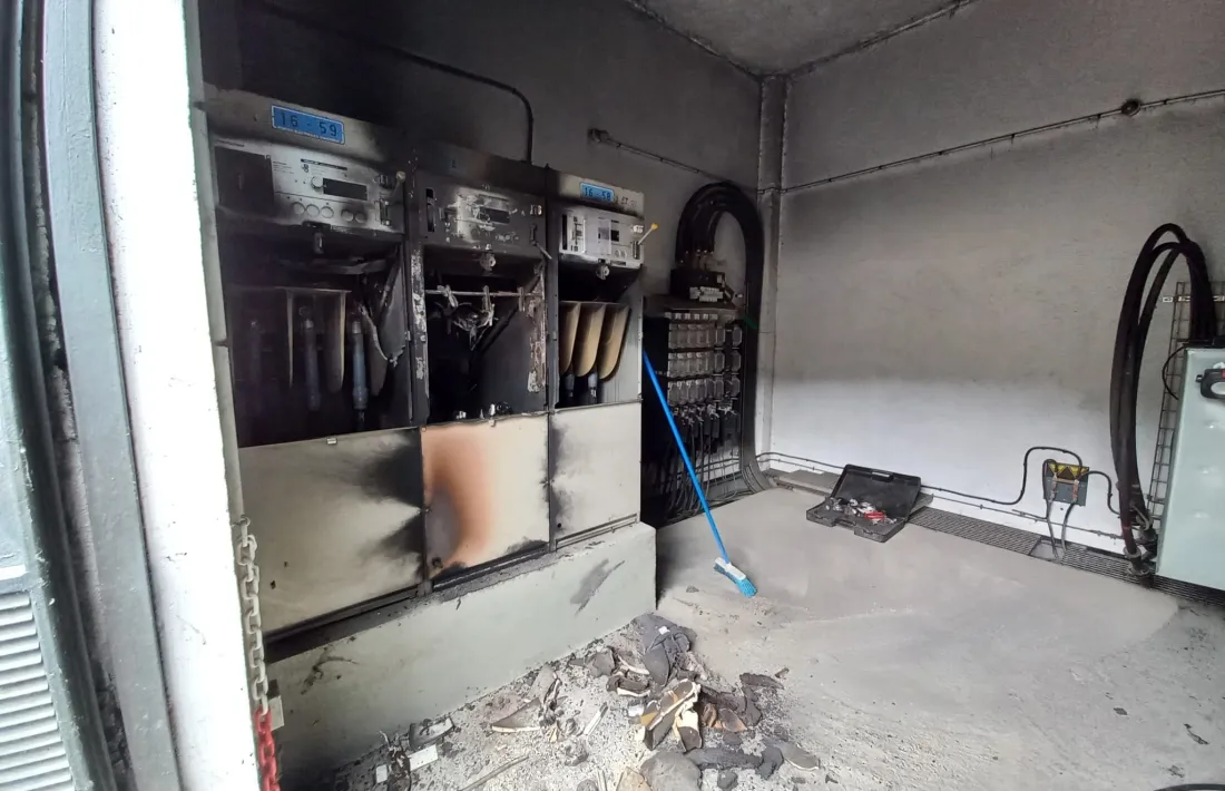 Els danys materials que ha causat el foc.