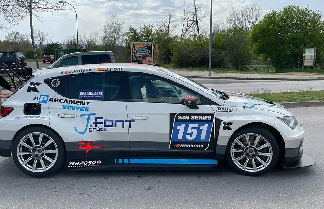 El Cupra de Vinyes i Font per a les 24 hores d’Spa-Francorchamps.