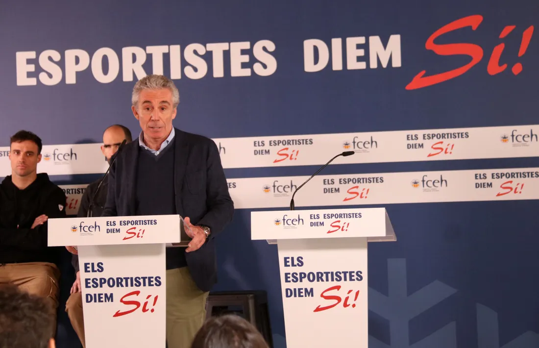 Samper, durant la intervenció. 