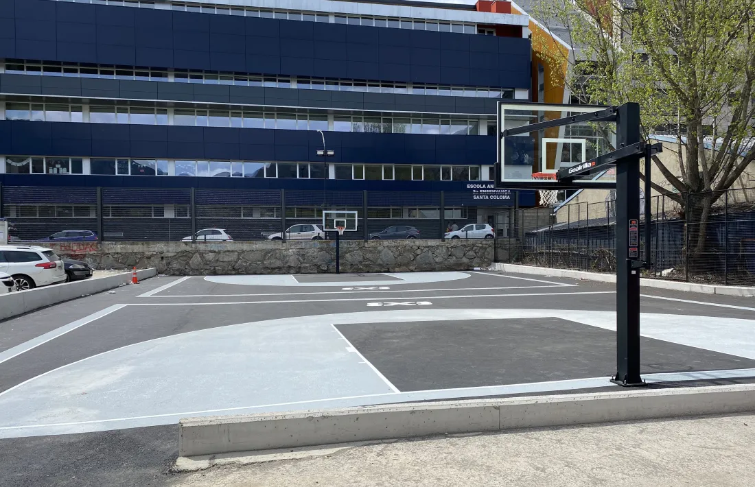 L'estat actual de les instal·lacions que s'inauguraran al maig.