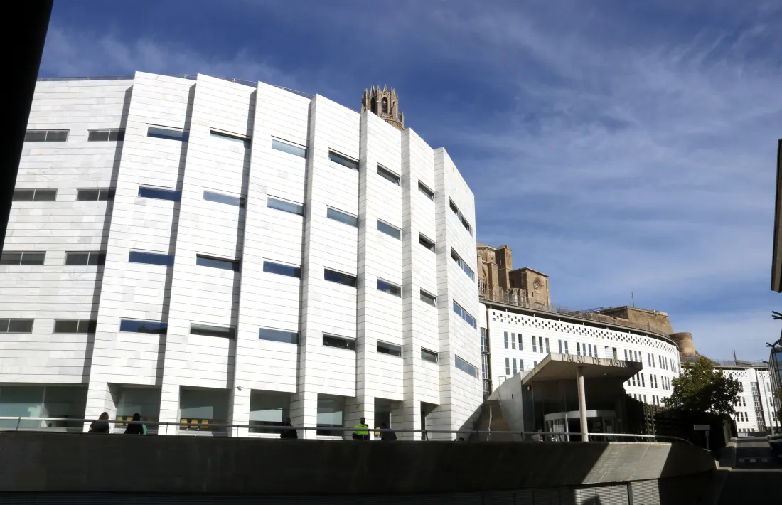 Jutjats de Lleida, on s'hagués celebrat la vista. 