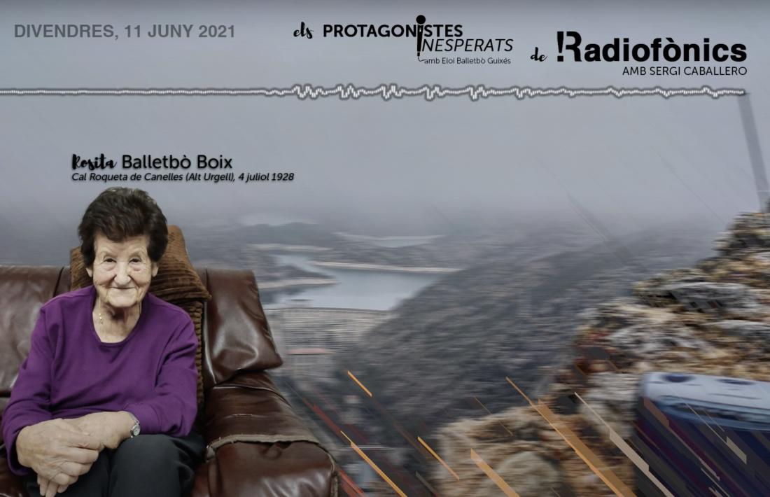Rosita Balletbò, que actualment resideix a Oliana, recorda en una entrevista radiofònica aquella experiència. 