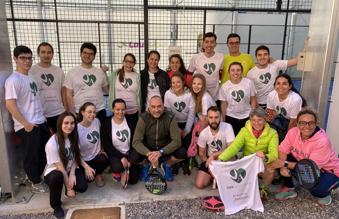 Una de les activitats esportives que s'han dut a terme avui a la Universitat d'Andorra.