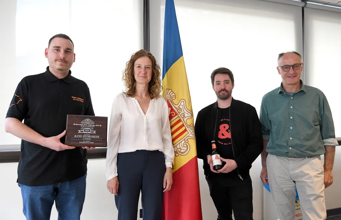 La marca &ANDBeer ha obtingut una medalla d'or i una de plata.