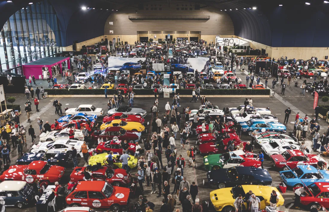 L'exposició dels vehicles participants en el Tour Auto 2021.