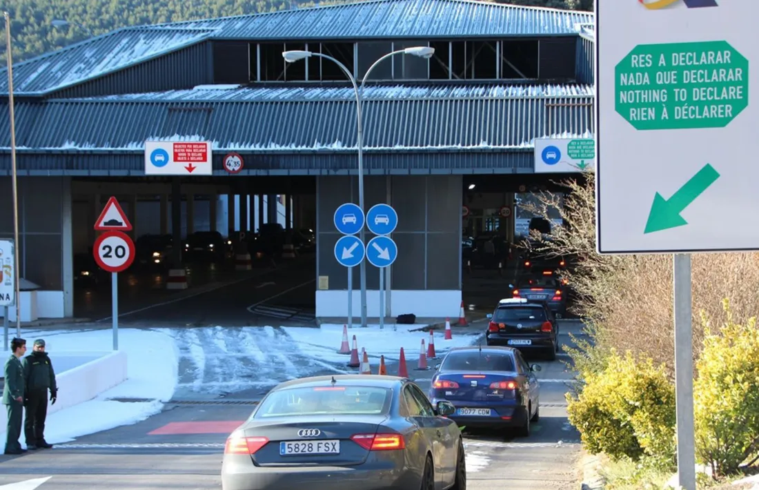 La duana de Farga de Moles.