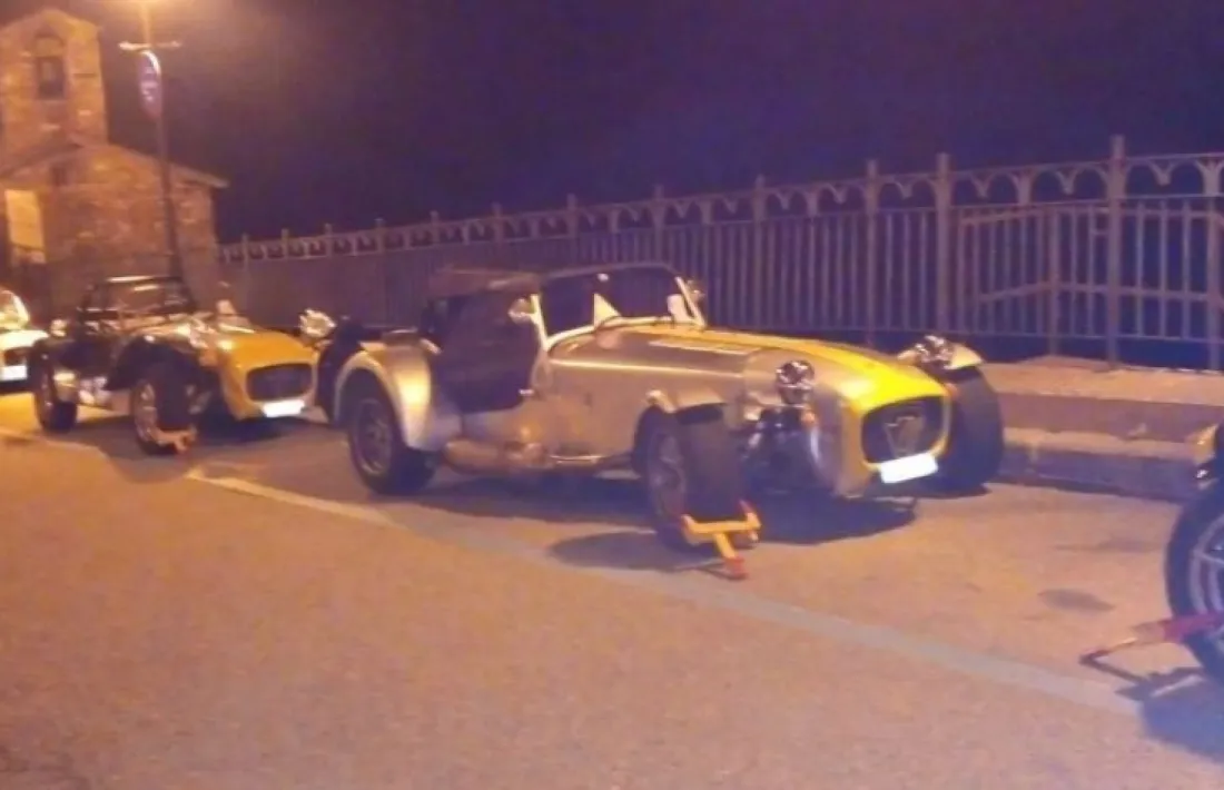 Els vehicles amb els paranys.