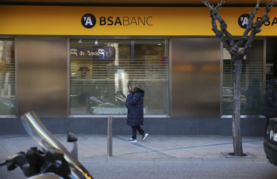 Una de les oficines de BSABanc.