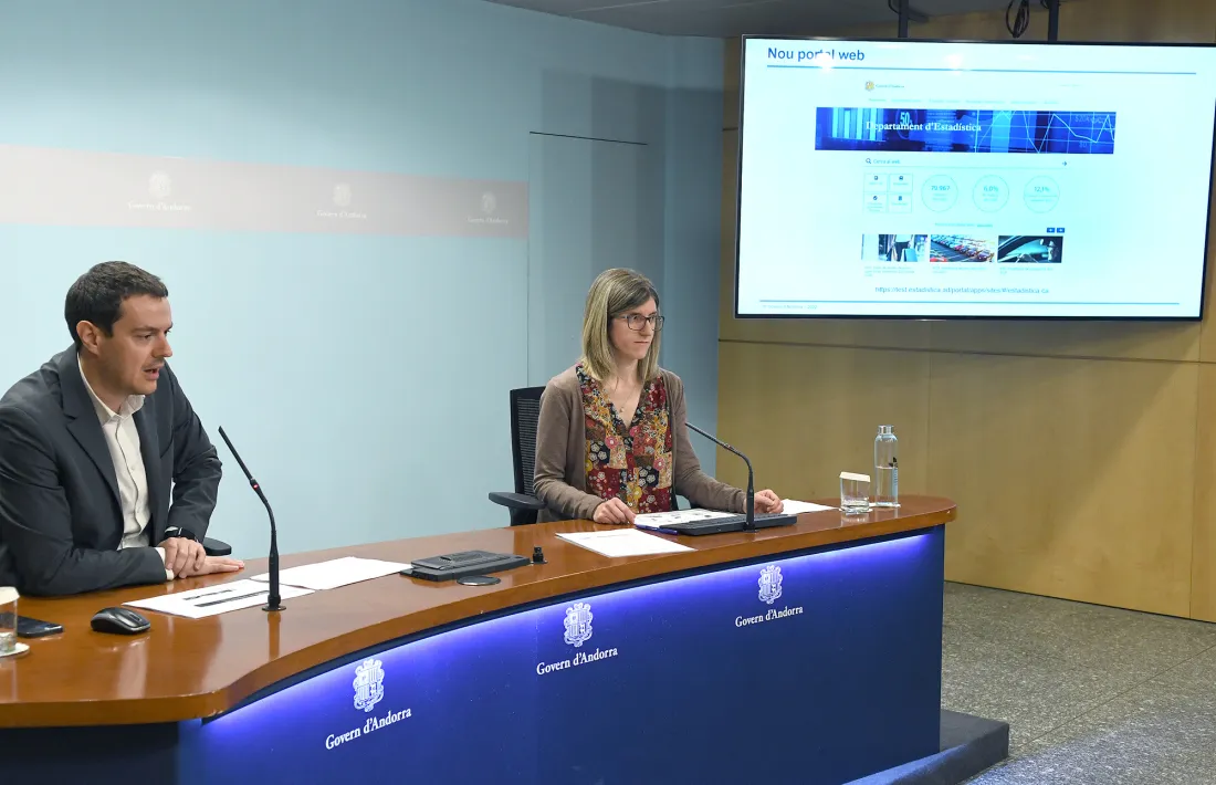 Galabert i Capdevila en la roda de premsa d'aquest matí.