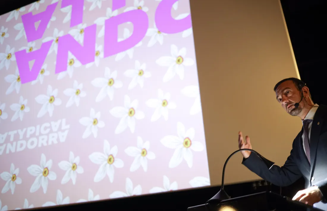 Jordi Torres durant la presentació de la campanya d'estiu, aquest matí.