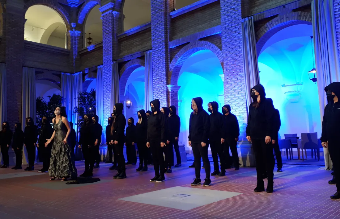 Imatge d'arxiu de la coral lleidatana. 