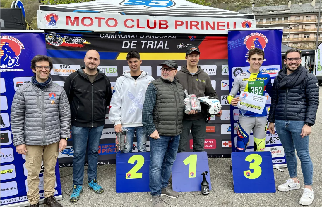 Jordi Lestang, primer en Vermells.