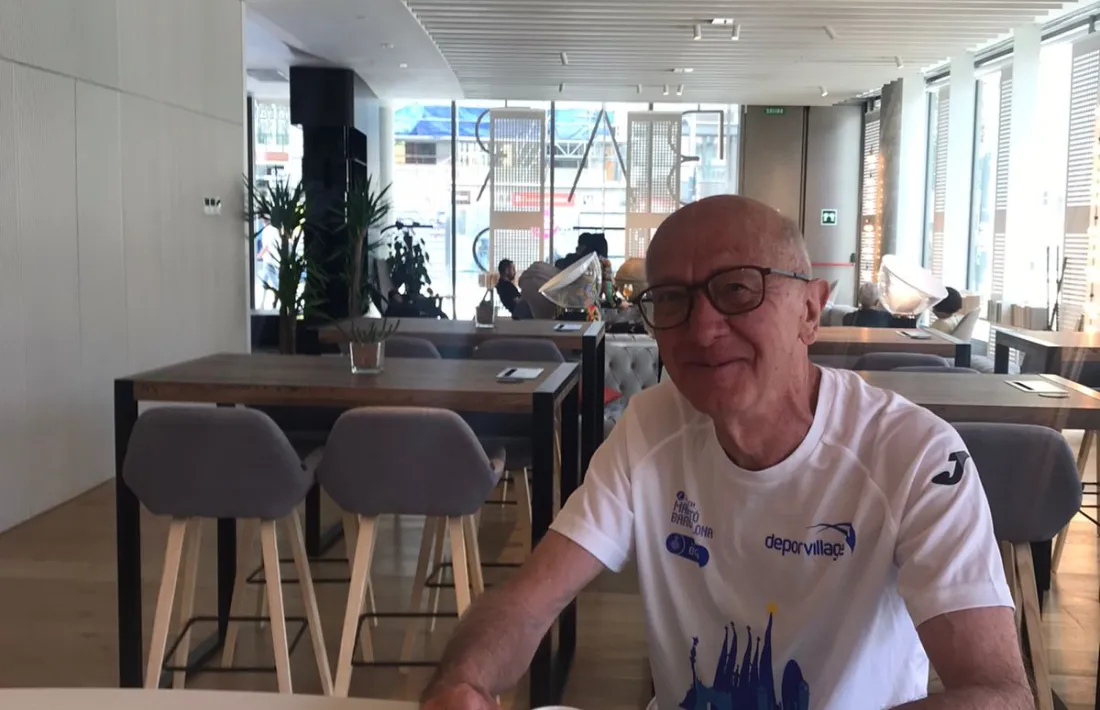 Jesús Rondan, a Barcelona.