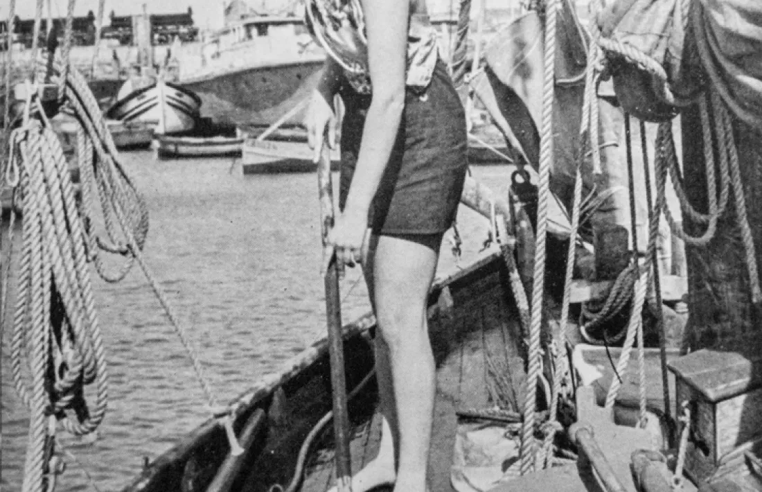 Otilia Frayao, la polissona que se li va colar a bord a les Açores, ja en el viatge de tornada.