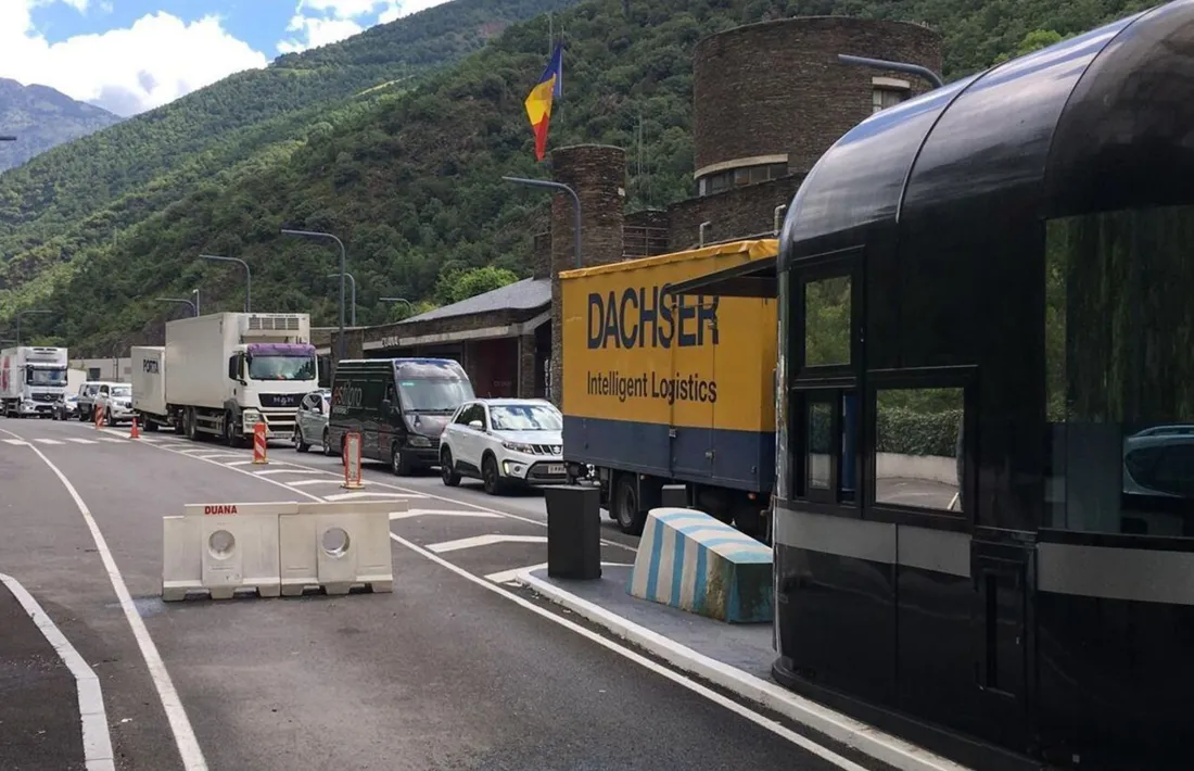 La duana andorrana de la Farga de Moles.