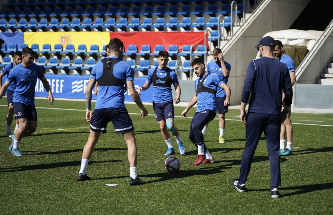 L’FC Andorra, a l’Estadi Nacional.