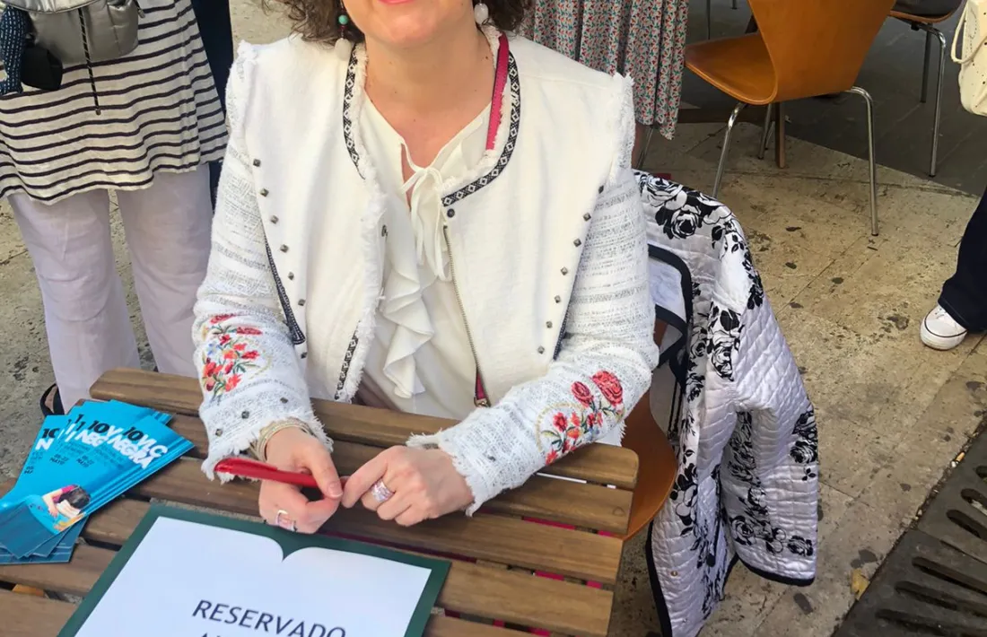 L'escriptora, que acaba de ser premiada al certamen valencià. 