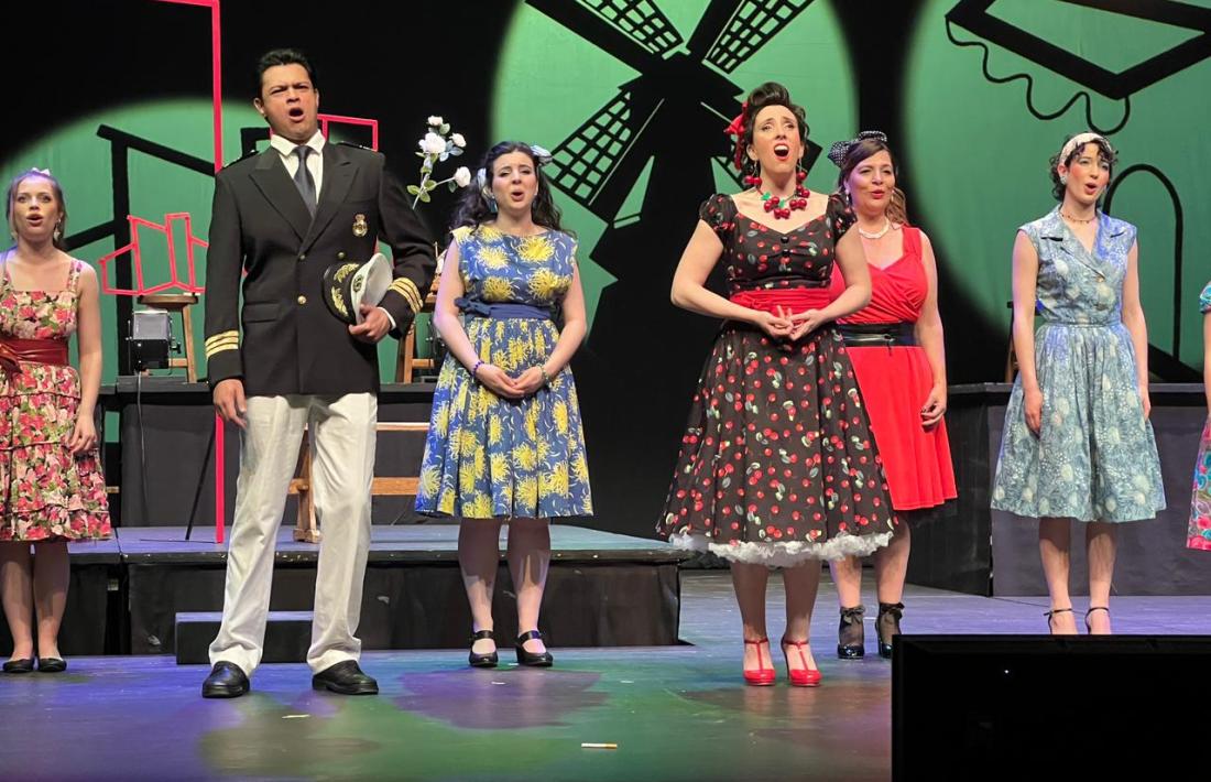 El duet del Capitán (Omar Nieto) i Margarita (Jonaina Salvador), ahir i dissabte al Claror.