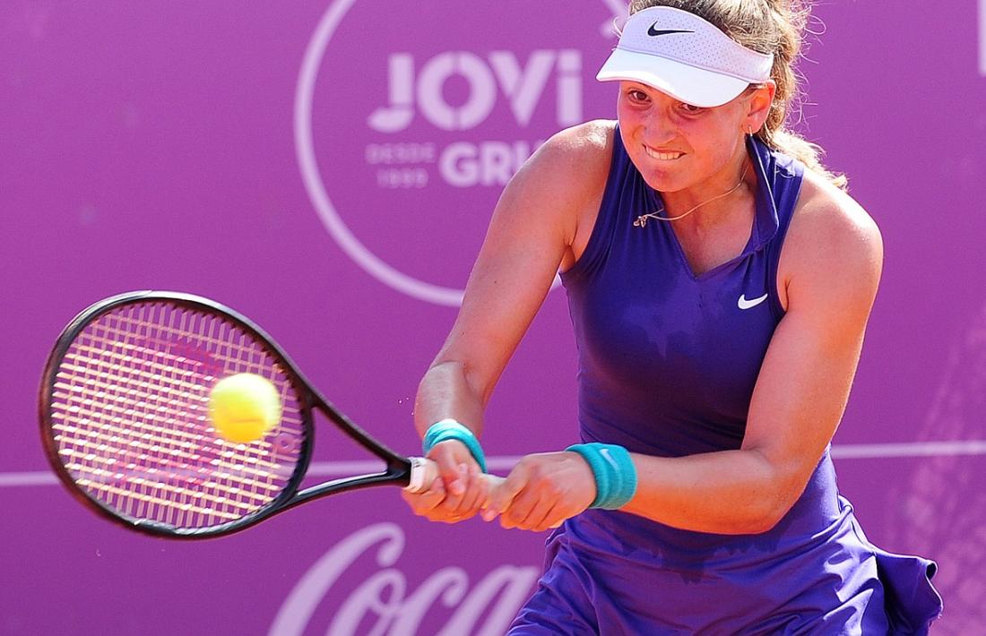 Vicky Jiménez, al passat Torneig de La Bisbal, va perdre ahir al Roland Garros.