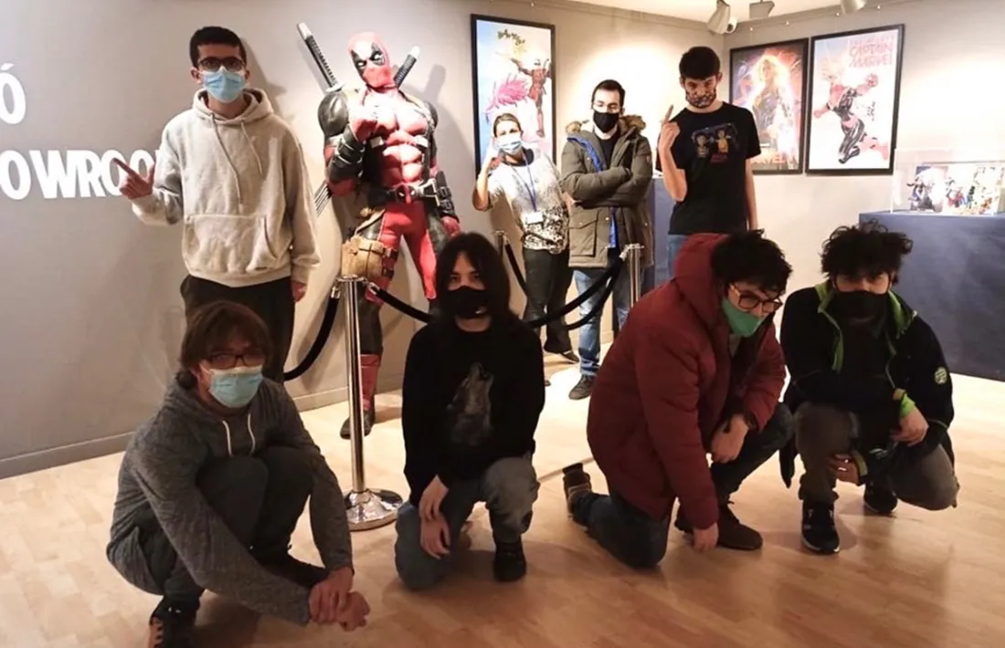 Els usuaris del servei 'Grup Jove' d'Autea.