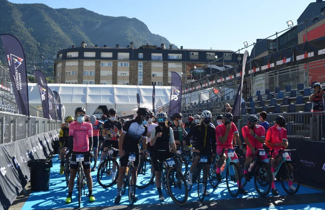 La sortida de l'Andorra 21 Ports, una de les proves inclosa dins l'Andorra Multisport Festival.