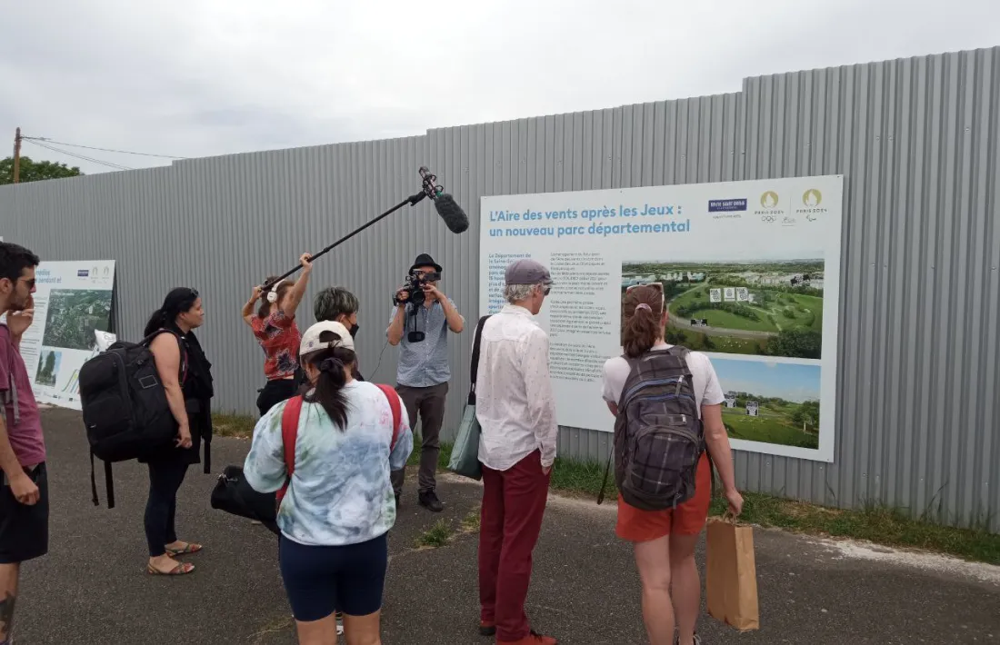 Els portaveus de la plataforma, en una de les intervencions públiques. 