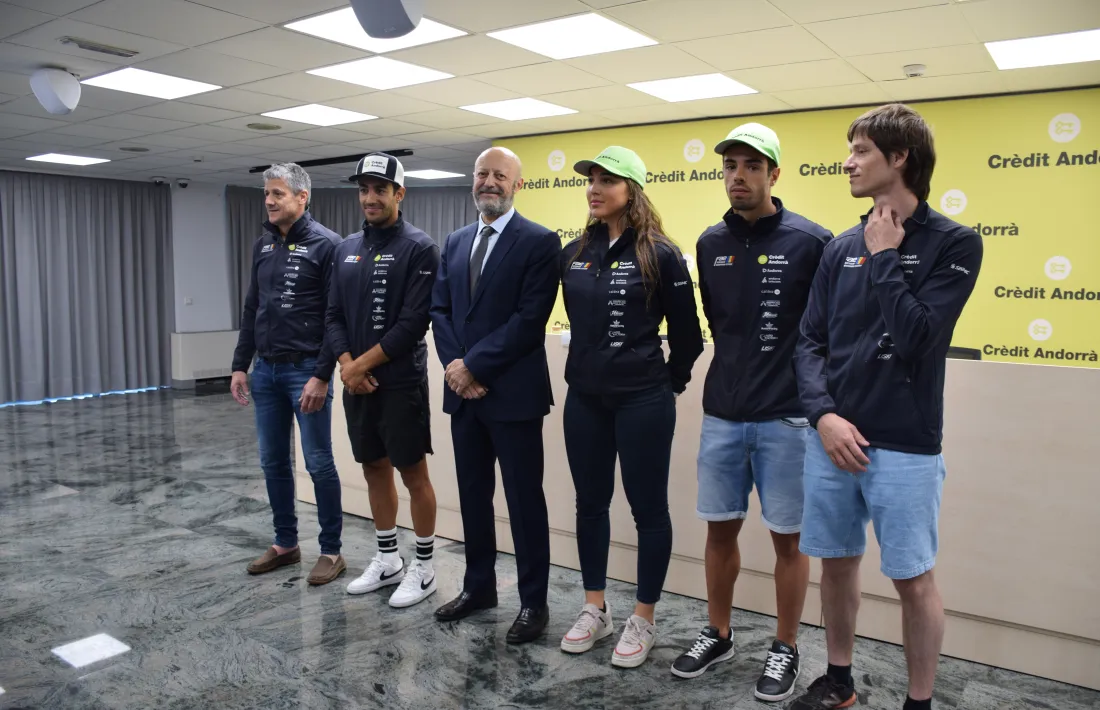 La secció d’esquí alpí de la FAE va fer balanç ahir a Crèdit Andorrà.