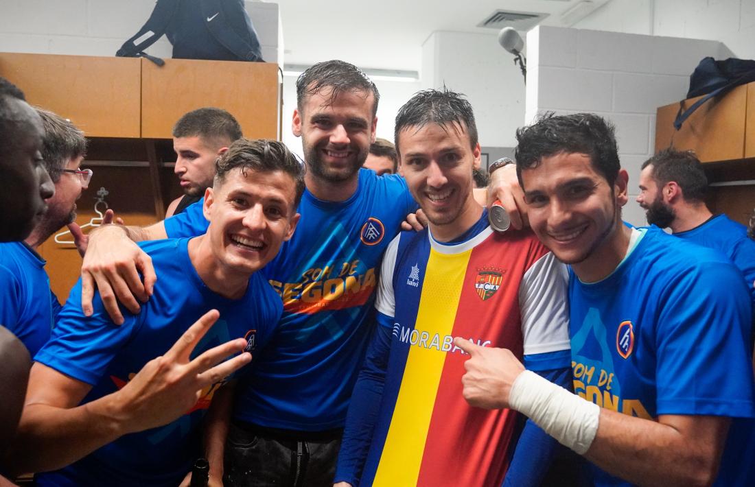 Rubén Bover, Adrià Vilanova, Martí Riverola i Nico Ratti són els quatre jugadors de l’FC Andorra que es mantenen del pas per primera catalana.