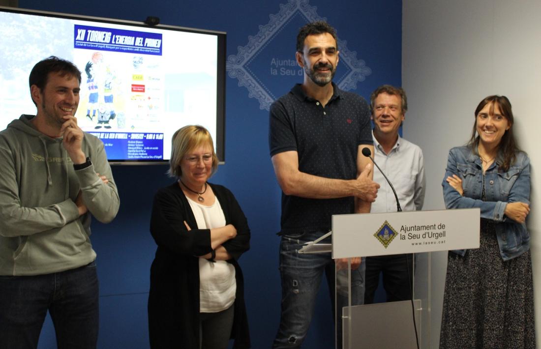 Un moment de la presentació de l'esdeveniment. 
